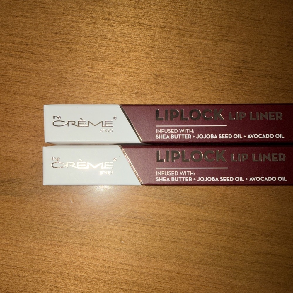 NEW The Creme Shop Liplock Lip Liner Pencil Wine not - LOT OF 2 - Picture 2 of 7